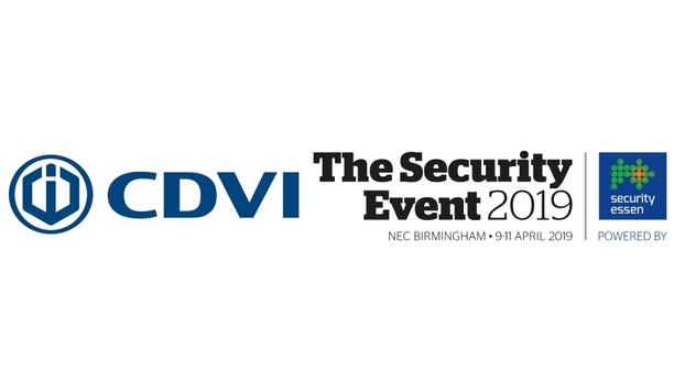 CDVI UK announces participation in The Security Event 2019