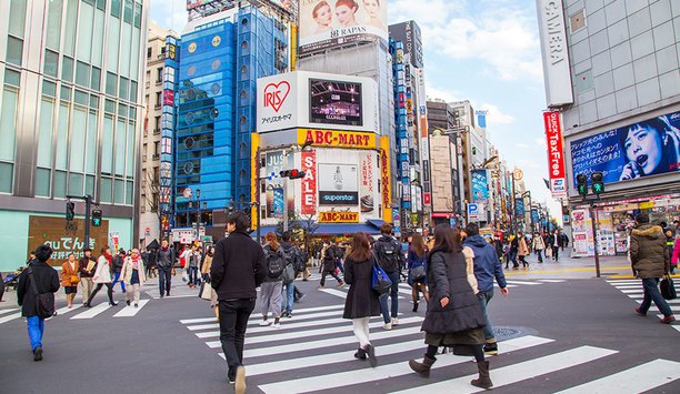 MESSOA Maven IP cameras secure Tokyo shopping district