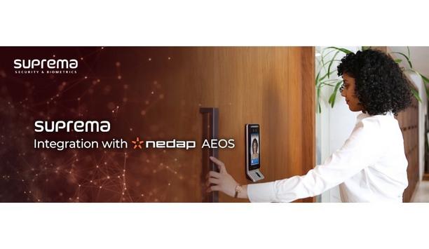 Suprema integrates their facial recognition devices with Nedap’s AEOS to provide contactless security solutions