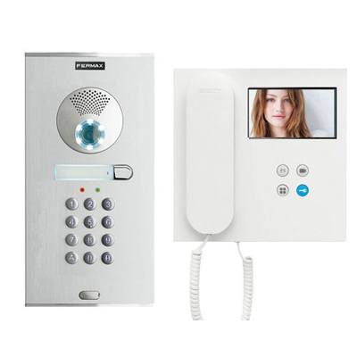 Fermax 4907 Audio, video or keypad entry Fermax 4907 1/W colour VEO DUOX Memovision city kit