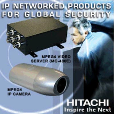 Hitachi MG-400E Video server (IP transmission) HITACHI - MPEG 4 Video Server & IP Camera solutions