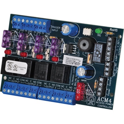 Altronix ACM4 Access control system accessory Altronix ACM4 Multi-Output Access Power Controller