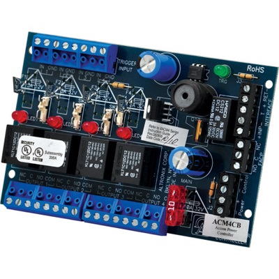 Altronix ACM4CB Access control system accessory Altronix ACM4CB Multi-Output Access Power Controller