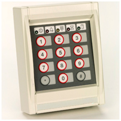 AMAG Symmetry S840-KP Access control reader AMAG Symmetry S840-KP keypad proximity reader