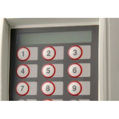 AMAG Symmetry S843 Access control reader AMAG Symmetry S843 contactless smart card reader with LCD and keypad