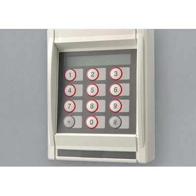 AMAG Symmetry S844 Access control reader AMAG Symmetry S844 contactless smart card reader with LCD and keypad
