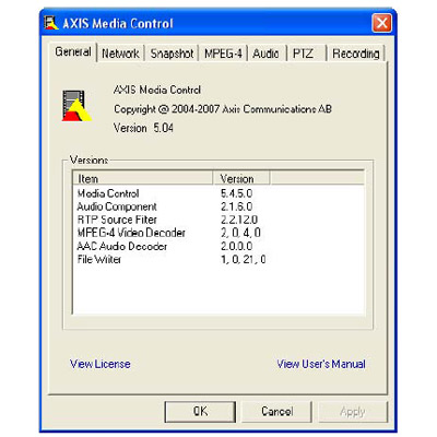Axis Communications AXIS Media Control (AMC) CCTV software Axis Communications AXIS Media Control (AMC)