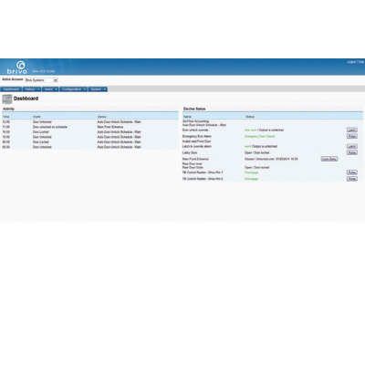 Brivo Systems ACS OnSite Access control software Brivo Systems ACS OnSite web-based access control solution