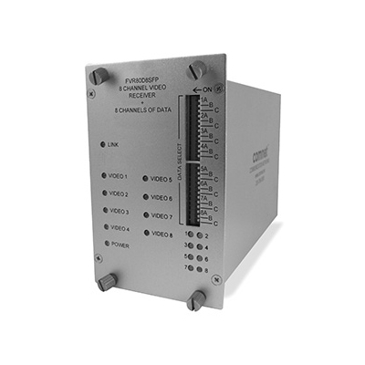 ComNet FVT/FVR80D8SFP CCTV transmission system ComNet FVT/FVR80D8SFP optical video link