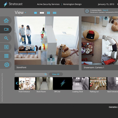 Genetec Stratocast CCTV software Genetec Unveils Stratocast: A New Affordable and Easy-to-Use Cloud-Based Video Surveillance Solution on Windows Azure