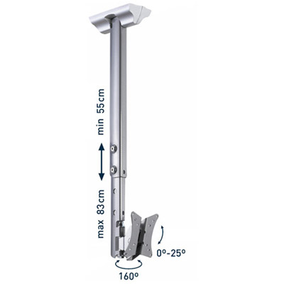 Geutebruck TFT/CB/Ext CCTV camera mount Geutebruck TFT/CB/Ext - an ultra-modern ceiling mount for CCTV TFT monitors