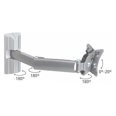 Geutebruck TFT/WB/4M CCTV camera mount Geutebruck TFT/WB/4M - an ultra-modern wall mount for CCTV TFT monitors