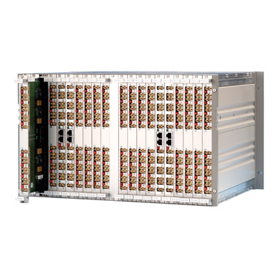 Geutebruck VX3-BGT16/4 CCTV switcher Geutebruck ViCros III VX3-BGT16/4 - 6 HU x 19“ sub-rack with PSU