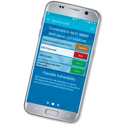 March Networks GURU Smartphone App CCTV software March Networks GURU Smartphone App with Security Audit feature