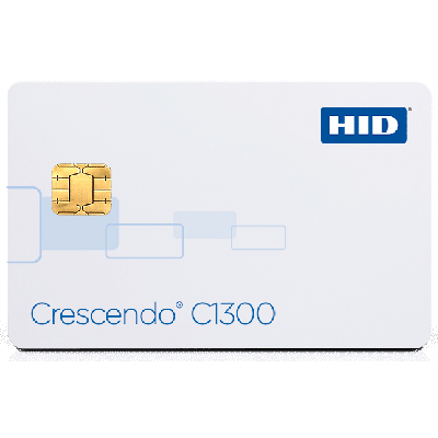 HID Crescendo 1300 Access control card/ tag/ fob HID Crescendo 1300 high security smart card for logical and physical access