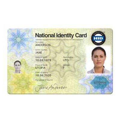HID Polycarbonate ID Card Access control card/ tag/ fob HID Polycarbonate ID Card laminated e-ID card