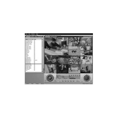 Honeywell Security HE64SWL CCTV software Honeywell Video Systems HE64SWL CCTV software with physical mapping of camera locations
