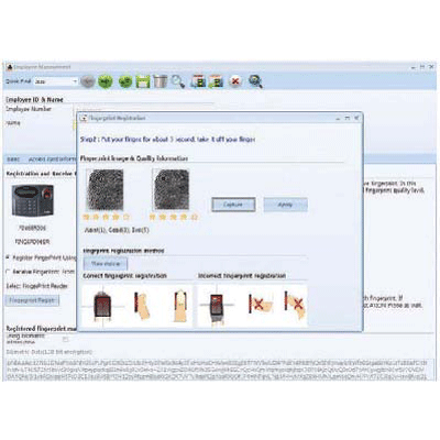 IDTECK FINGERPRINT ENROLLMENT PRO Access control software IDTECK FINGERPRINT ENROLLMENT PRO access control software with fingerprint quality check