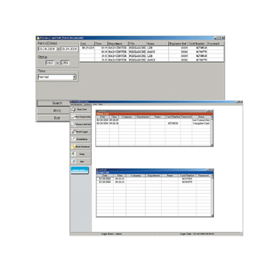 IDTECK STAR100R Access control software IDTECK STAR100R access control software with real time monitoring of events and alarm