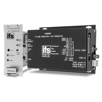 IFS VT9930WDM Fibre optics, telemetry receivers, transmitters, transceivers IFS VT9930WDM video transmitter / data transceiver