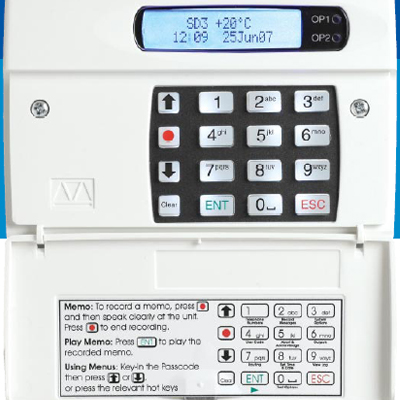 Menvier Security SD3 GSM Intruder alarm communicator Cooper showcased their SD3 Digital Speech dialler at FIREX 2007