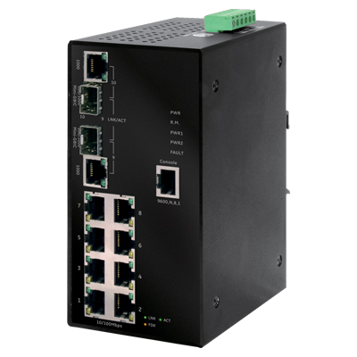 MobileView GE-DSH-82 CCTV switcher MobileView GE-DSH-82 industrial Ethernet managed switch