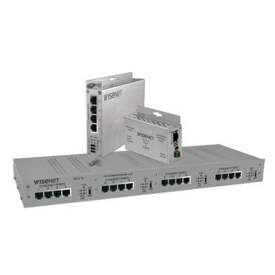 Hanwha Techwin TEC-F04 4 Port Ethernet-over-Coax Extender