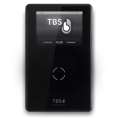 Touchless Biometric Systems (TBS) 1D TERMINAL - combination of touchscreen plus RFID for access control and time & attendance