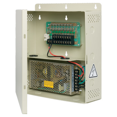 TruVision TVPS-8-12DC Power supply & battery TruVision TVPS-8-12DC eight output 12VDC power supply