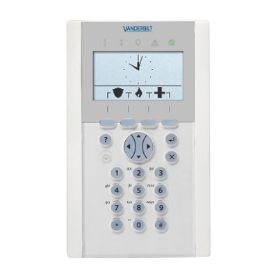 Vanderbilt SPCK620.100 Intruder alarm system control panel Vanderbilt SPCK620.100 LCD keypad with graphical display