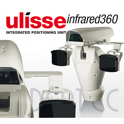 Videotec ULISSE IR360 CCTV pan tilt Videotec's ULISSE IR360 - designed for day / night surveillance