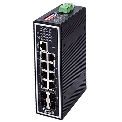 VIVOTEK AW-IHT-1270 CCTV switcher VIVOTEK AW-IHT-1270 industrial managed PoE switch