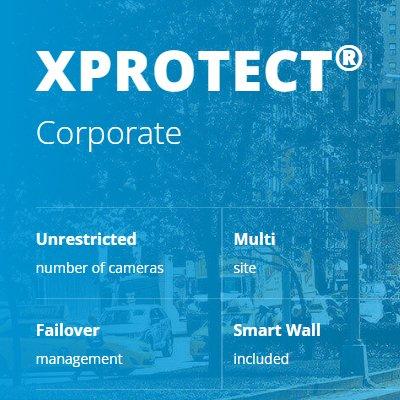 Milestone XProtect Corporate VMS for large scale high security installations