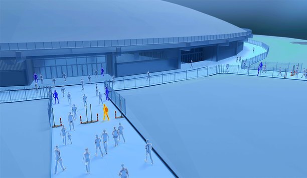 Mass security screenings with ferromagnetic detection for effective perimeter protection