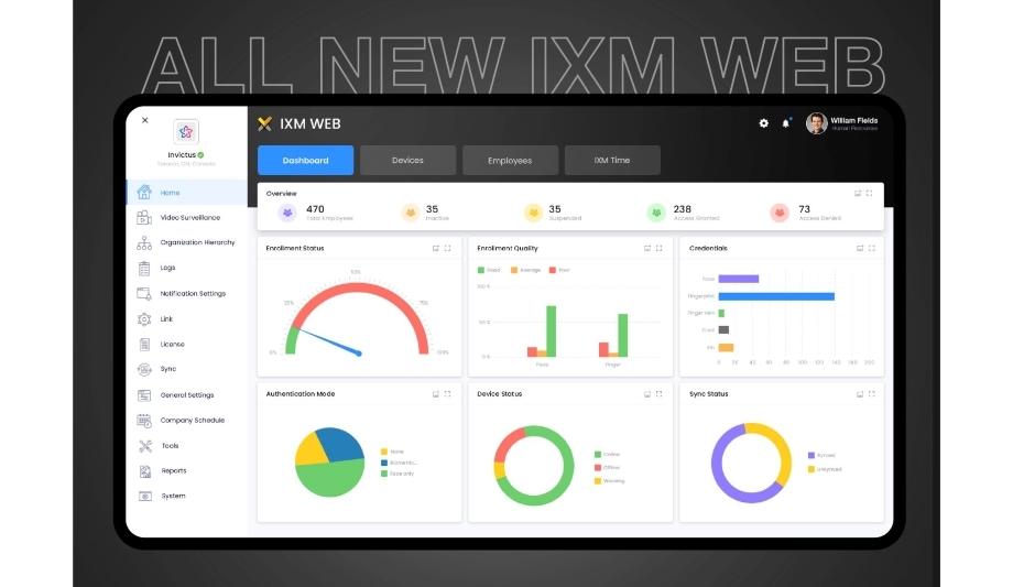 Invixium Ixm Web 2 1 Available To Existing Customers With