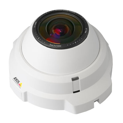 The AXIS 212 PTZ uses a wide-angle lens 