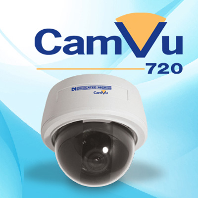 Dedicated Micros DM/CMVUVRD720 IP Dome camera Dedicated Micros DM/CMVUVRD720 1/3-inch high definition vandal resistant IP mini-dome
