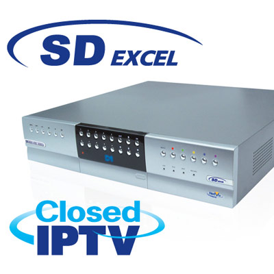 Dedicated Micros DM/SDEXC16MA Digital video recorder (DVR) Dedicated Micros SD Excel a premium enterprise, hybrid DVR/NVR with Closed IPTV capability