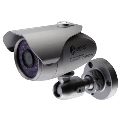 eneo VKC-1371/IR-6 CCTV camera eneo VKC-1371/IR-6 1/3-inch day & night camera, F2.5/6 mm, 550 TVL, 850 nm, IR Illumination
