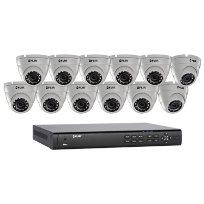 FLIR Systems DN4163E12 Network Video Recorder (NVR) FLIR Systems DN4163E12 12 cameras, 16 channels, 3TB HDD NVR system