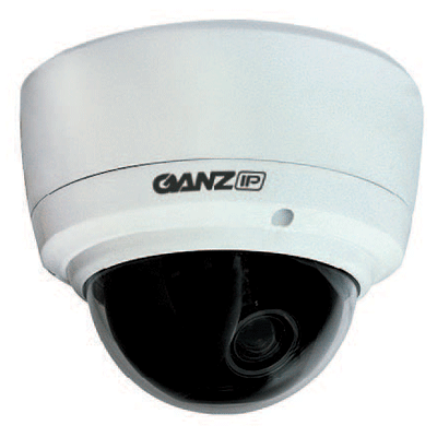 Ganz ZN-DT350VPE IP Dome camera Ganz ZN-DT350VPE 550 TVL impact resistant H.264 colour IP dome camera