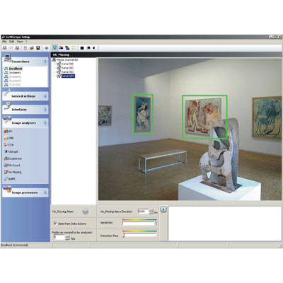 Geutebruck VA-Missing CCTV software Geutebruck’s new ‘VA-Missing’ software protects exhibits in museums and galleries