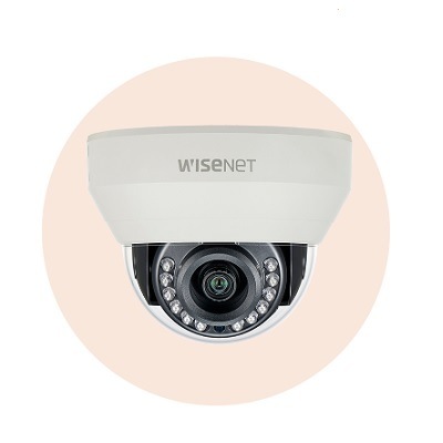 Hanwha Techwin America HCD-7020R 4MP Wisenet HD+ Indoor Dome Camera
