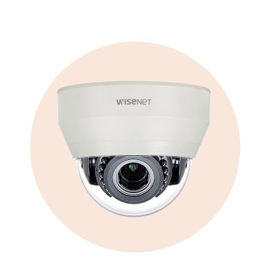 Hanwha Techwin America HCD-7070R 4MP Wisenet HD+ Indoor Dome Camera