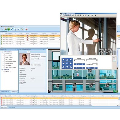 IDTECK iDWATCH IAD PRO I/II - Integrated software Access control software Integration of Access Control System (Controller, Reader) and Video Surveillance System (DVR, CCTV)
