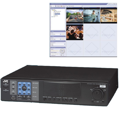 JVC VR-N900U Digital video recorder (DVR) JVC’s VR-N900U NVR offers scalable operation & integration with third-party devices
