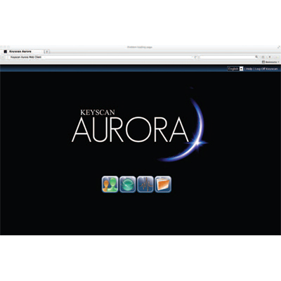 Keyscan AUR-WEB Access control software Keyscan AUR-WEB AURORA web access software license