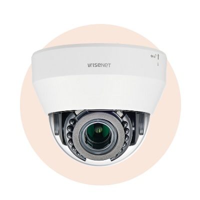 Hanwha Techwin America LND-6070R 2M Network IR Dome camera
