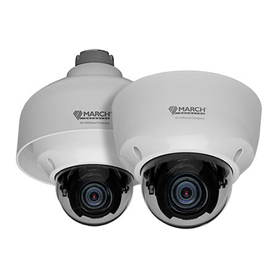 March Networks MegaPX DPoC MicroDome IP Dome camera March Networks MegaPX DPoC MicroDome IP Over Coax Camera