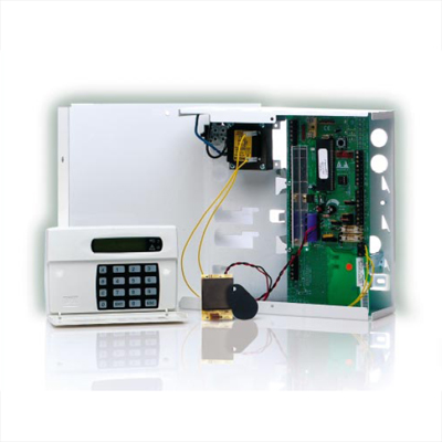 09651UK-00-8-ZONE METAL ALARM PANEL WITH LCD KEYPAD SCANTRONIC